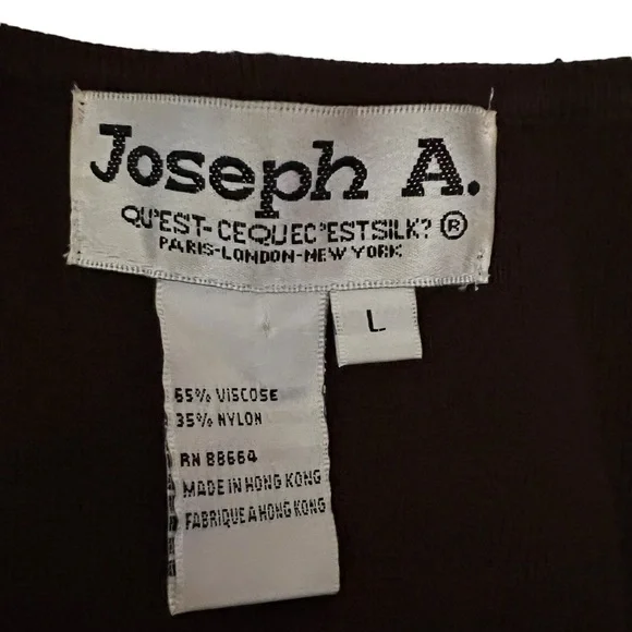 Joseph A Dark Brown Cardigan with Ruffled Hem, size L - Picture 8 of 11